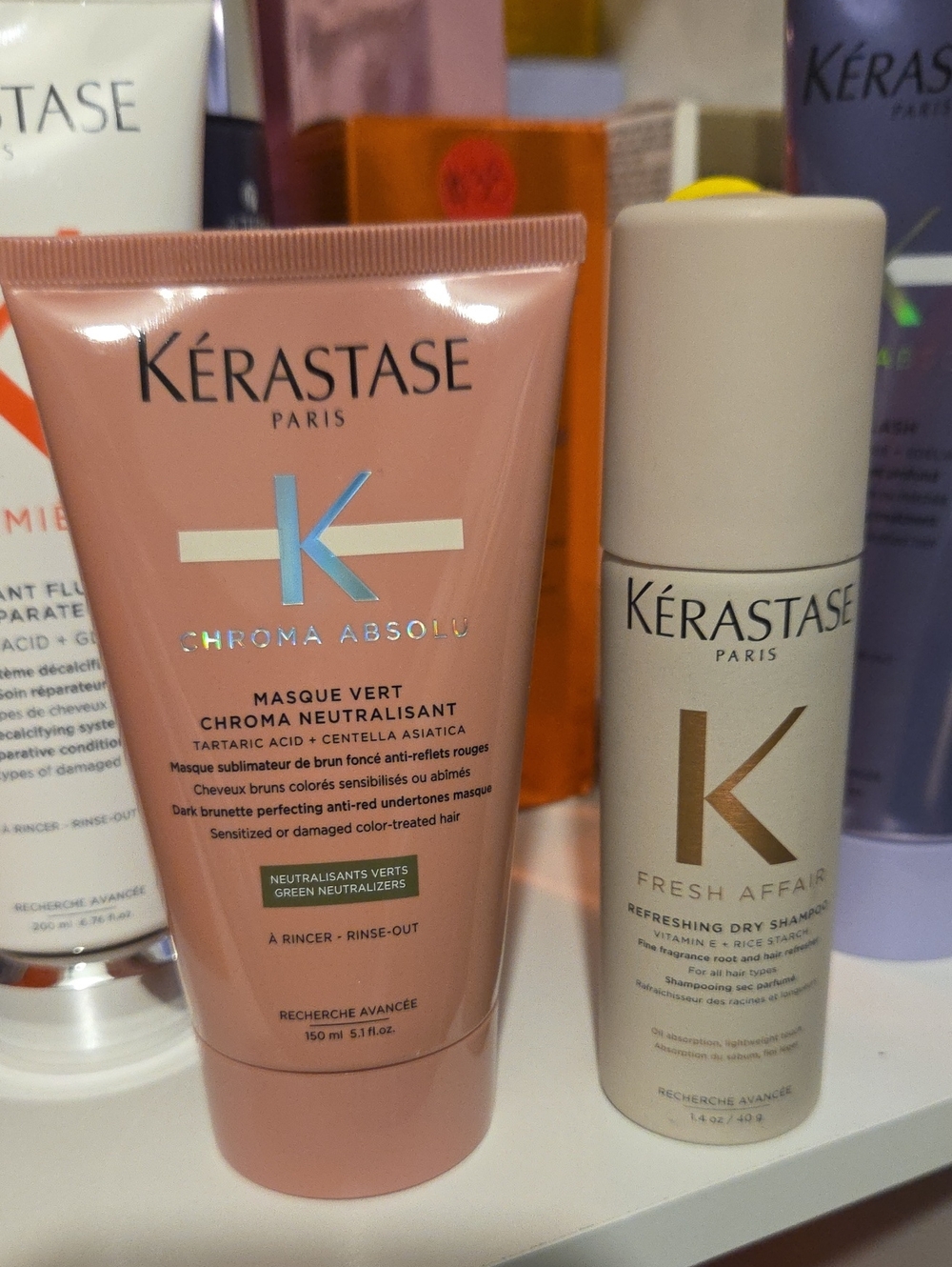Chroma Absolu Masque Vert - Pink And Refreshing Dry Shampoo
